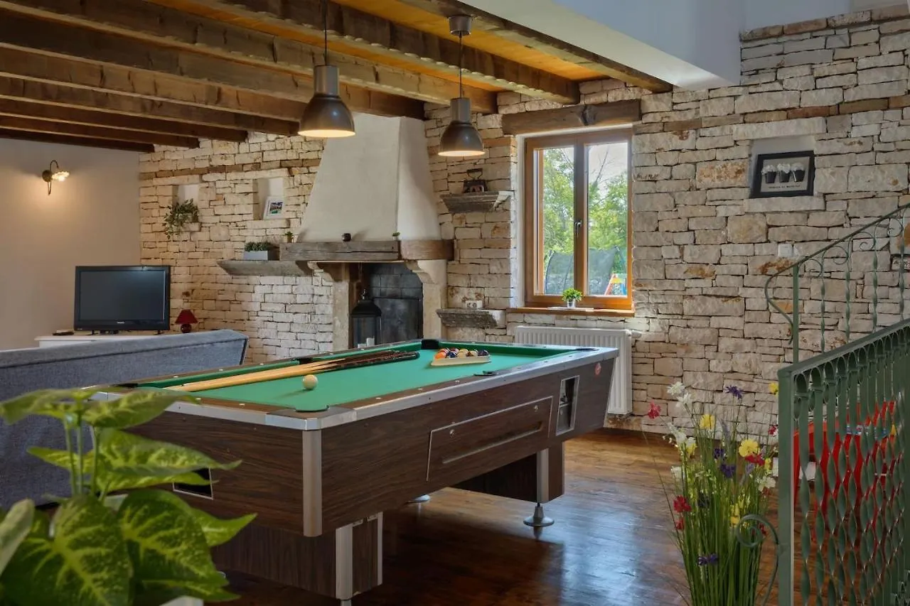 Rustic Villa Marijanin Vrt With Pool In Tinjan