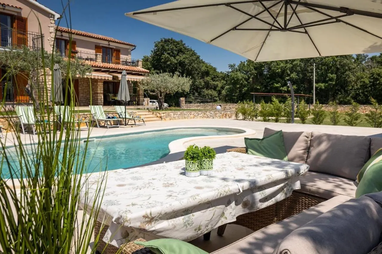 Rustic Villa Marijanin Vrt With Pool In Tinjan