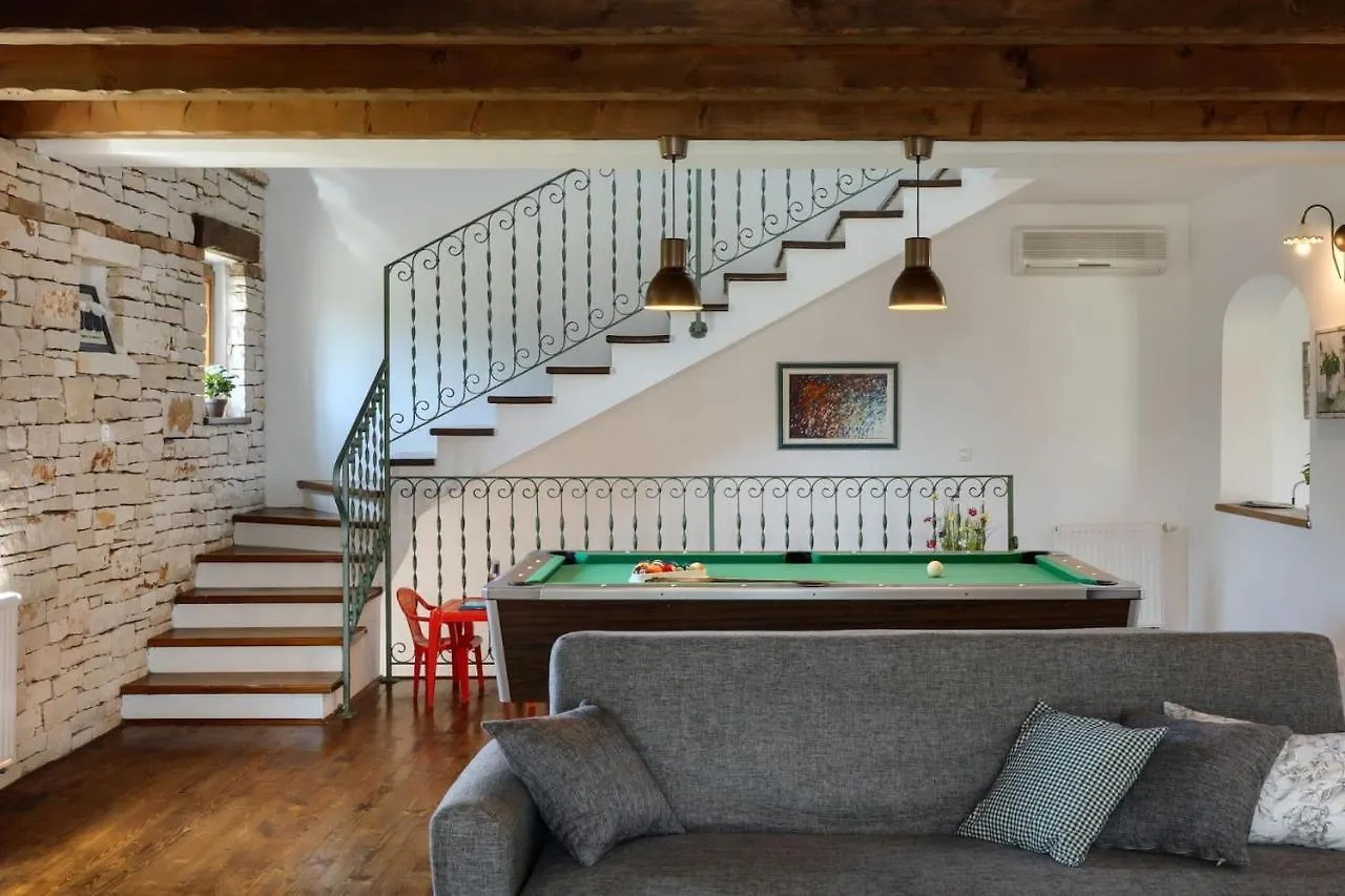 Rustic Villa Marijanin Vrt With Pool In Tinjan